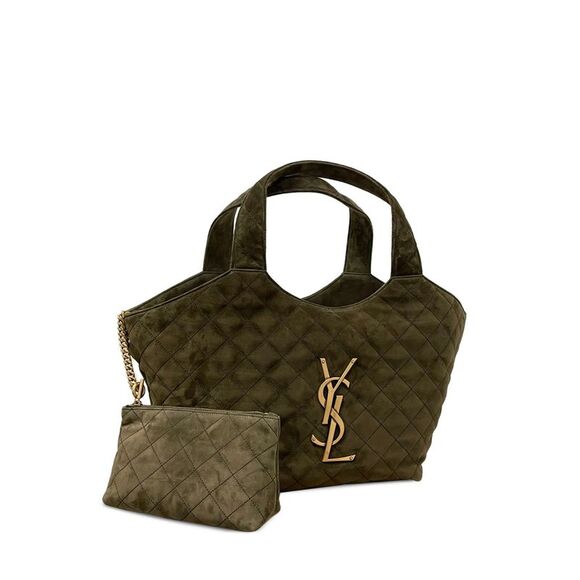 SAINT LAURENT Handbags - Saint Laurent Green Tote Bags Women